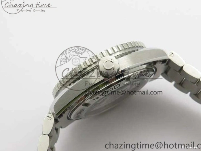 0415 Planet Ocean Pro 45mm OMF 1:1 Best Edition Orange Marker On SS Bracelet A8500 (Black Balance Wheel) Durable 8141